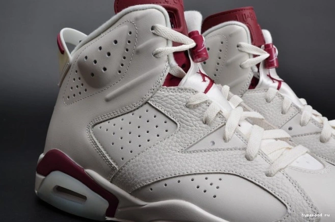 white 384664-116 6 Maroon Retro Air Jordan 0814